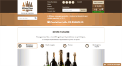 Desktop Screenshot of milanovino.it